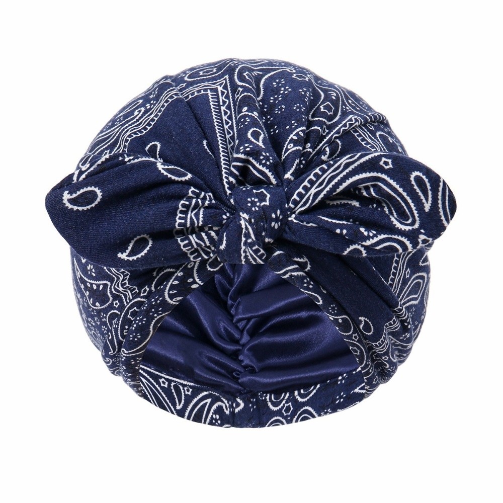 Bow Tie Pre Tied - Satynowy turban z uszami królika, kokardą