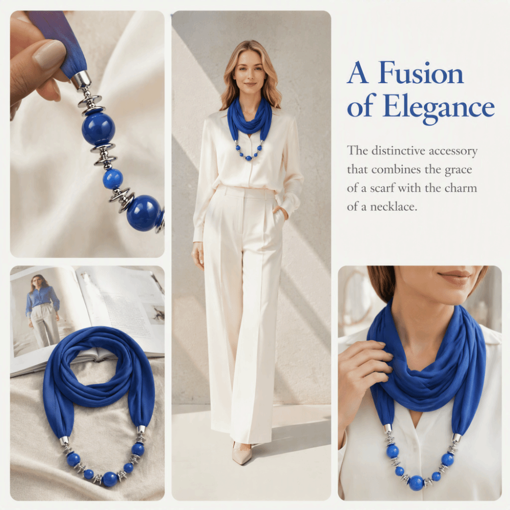 Nowy szal z szyfonu z koralika – Infinity Scarf Knit recenzja i cena