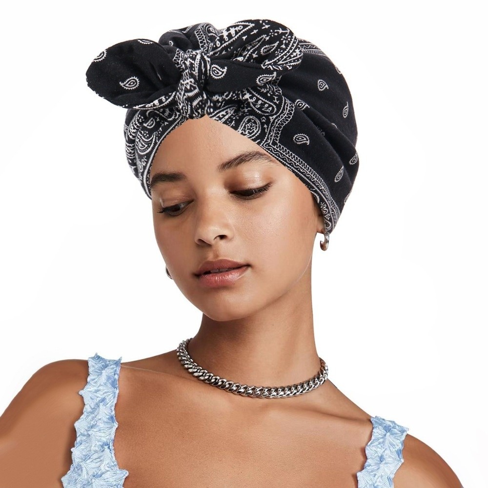 Satynowy turban z podszewką, w – Bow Tie Pre Tied recenzja i cena